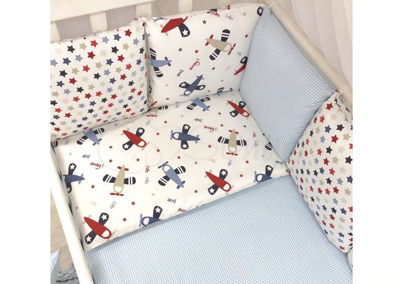 Комплект белья Baby Design Аэроплан