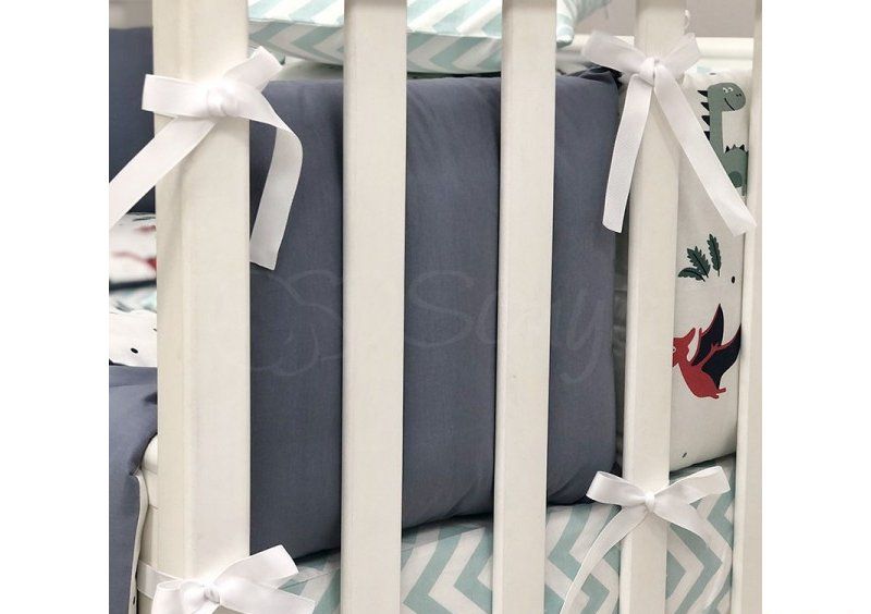 Бортики Baby Design Дино синий