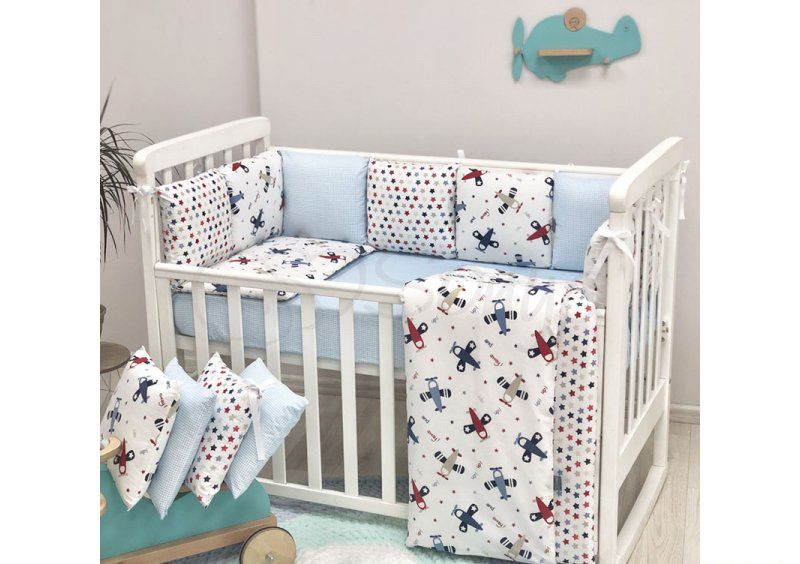 Комплект белья Baby Design Аэроплан