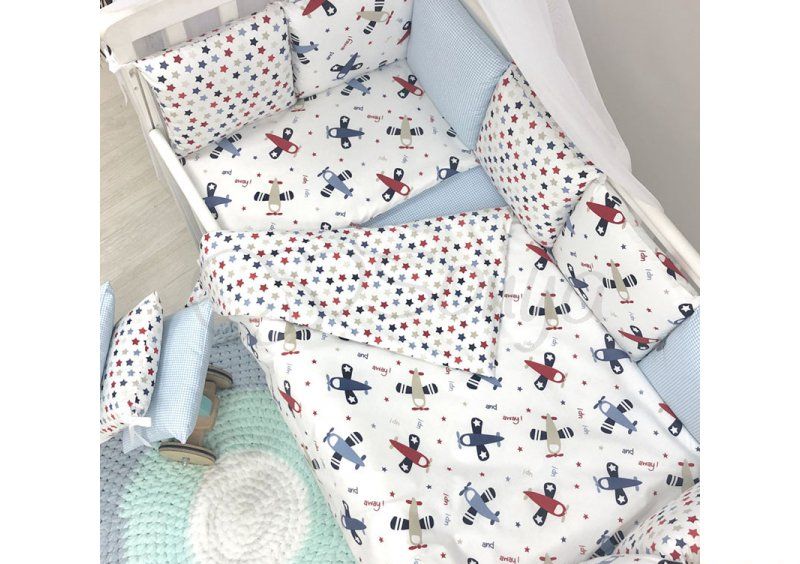 Комплект белья Baby Design Аэроплан