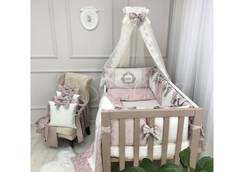 Комплект белья Elegance пыльная роза