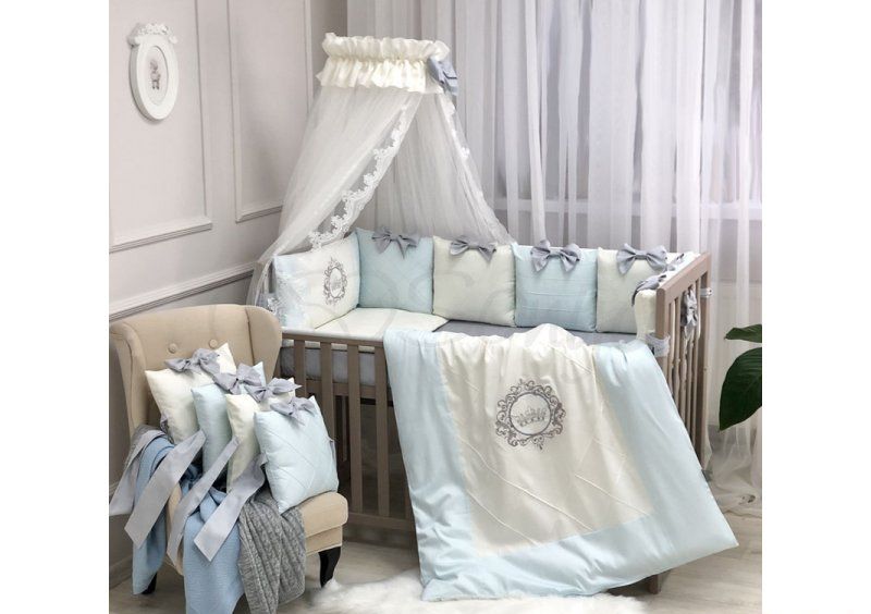 Комплект белья Elegance голубой