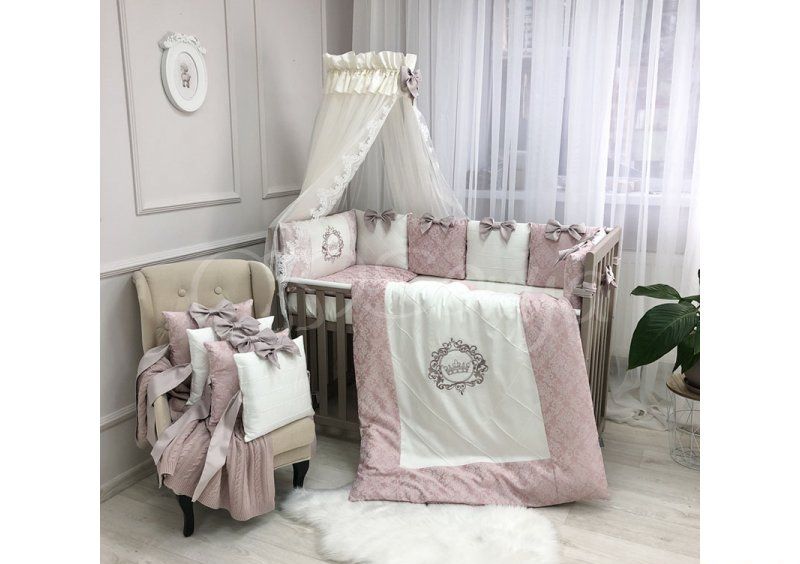 Комплект белья Elegance пыльная роза