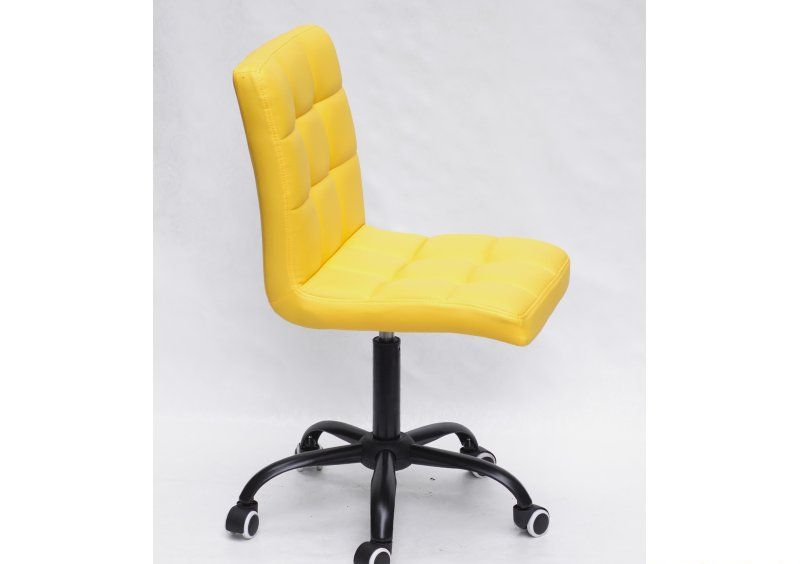 Стул Augusto BK - Office экокожа Желтый 1006