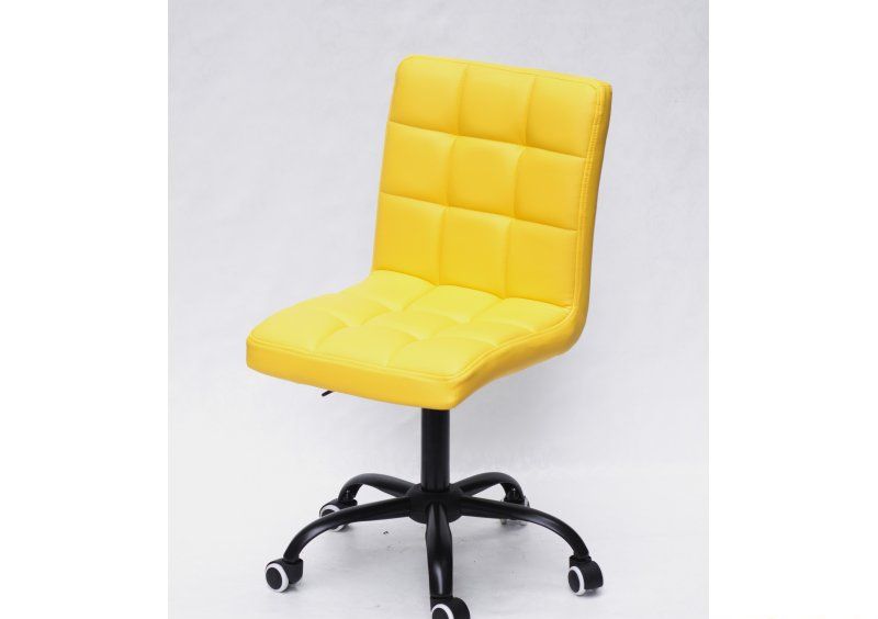Стул Augusto BK - Office экокожа Желтый 1006