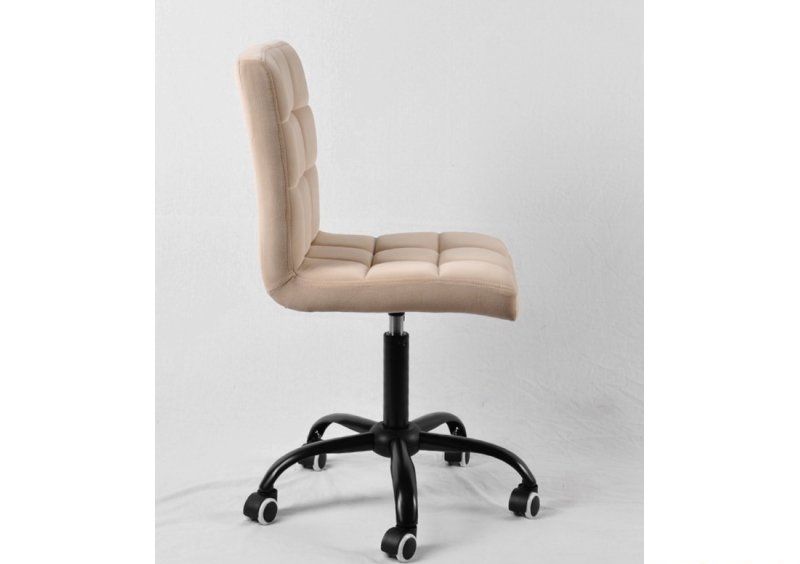 Стул Augusto BK - Office Бархат Бежевый В-1005