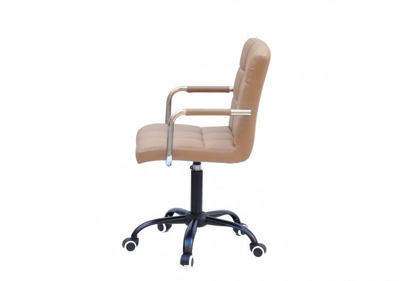 Кресло Augusto-ARM BK-Office экокожа бежевый 1009
