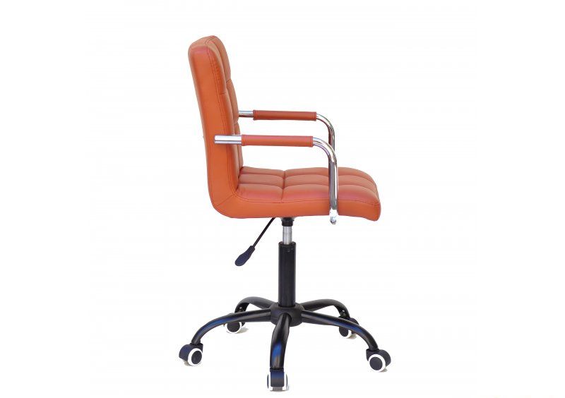 Кресло Augusto-ARM BK-Office экокожа коричневый 1014