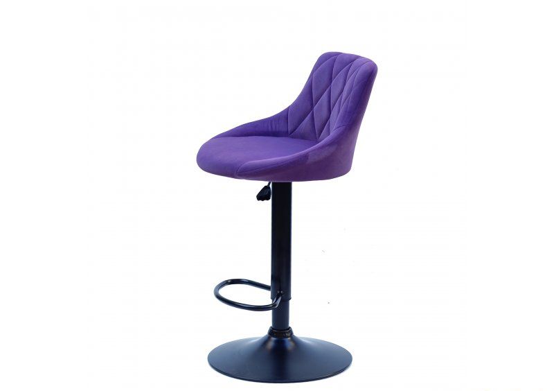 Стул Foro BAR BK-BASE Бархат пурпур B-1013
