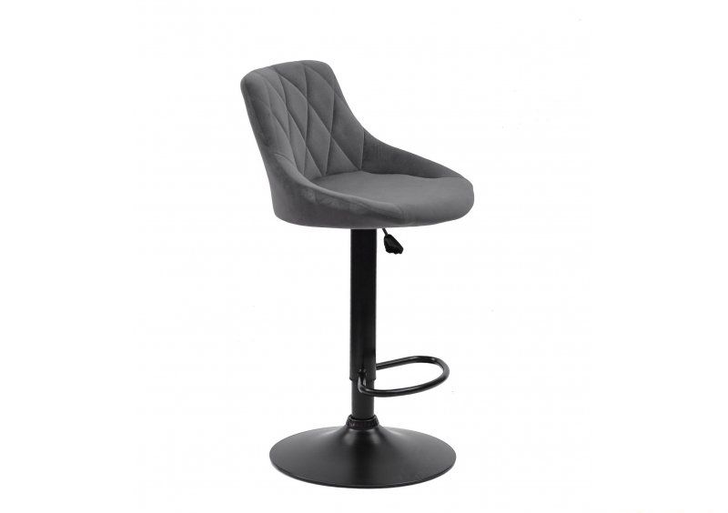 Стул Foro BAR BK-BASE Бархат серый B-1004