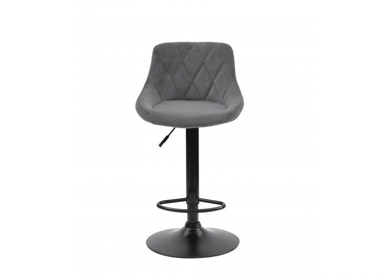 Стул Foro BAR BK-BASE Бархат серый B-1004