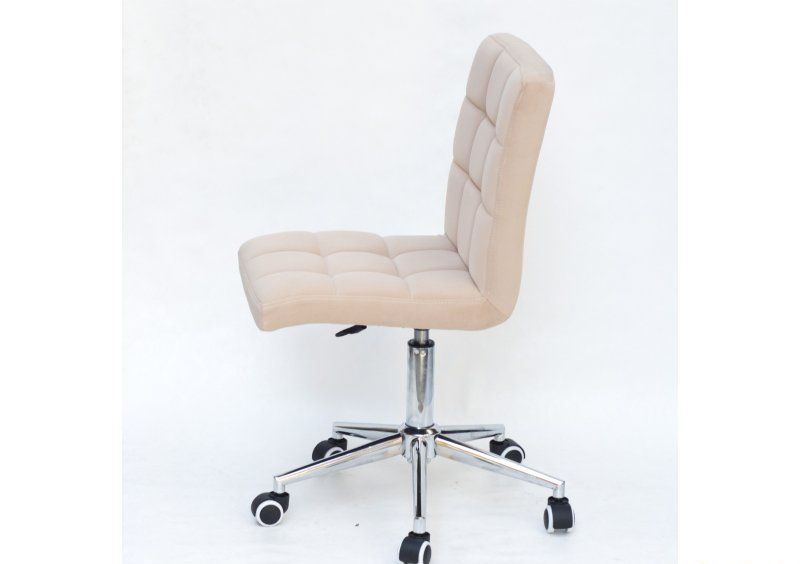 Стул Augusto Modern Office Бархат Бежевый В-1005