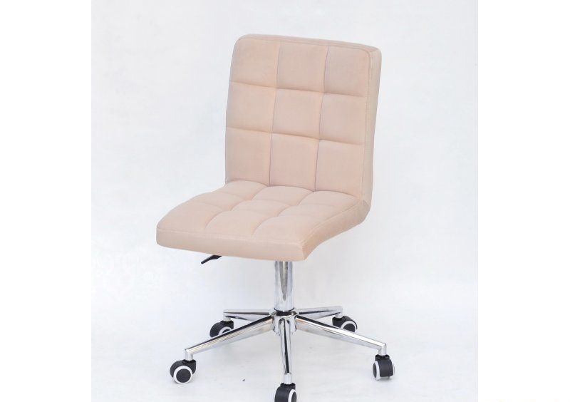 Стул Augusto Modern Office Бархат Бежевый В-1005