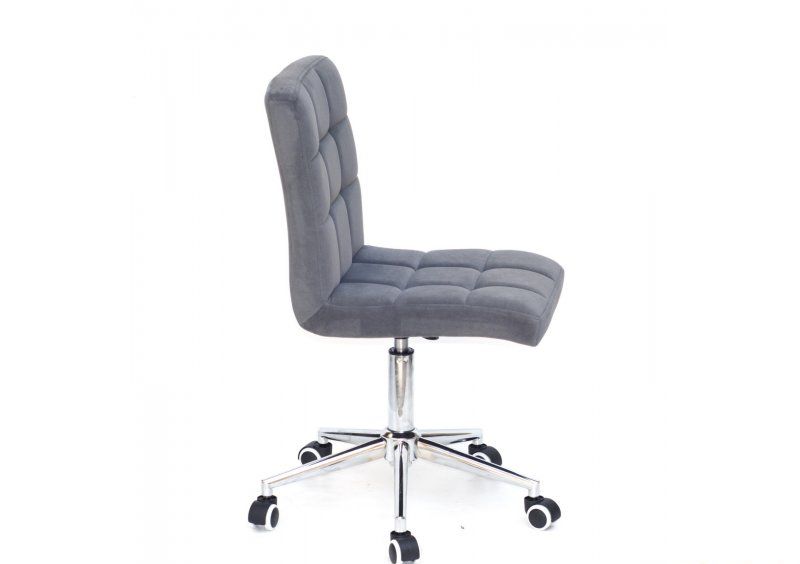 Стул Augusto Modern Office Бархат Серый В-1004