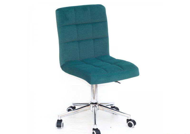 Стул Augusto Modern Office Бархат Зеленый В-1003