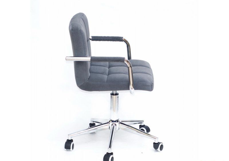 Кресло Arno-ARM Modern Office Бархат Серый В-1004