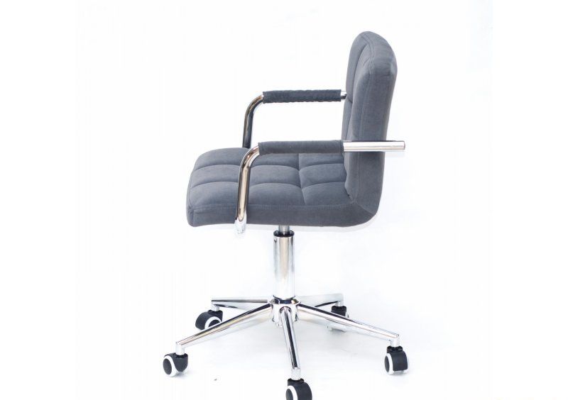 Кресло Arno-ARM Modern Office Бархат Серый В-1004