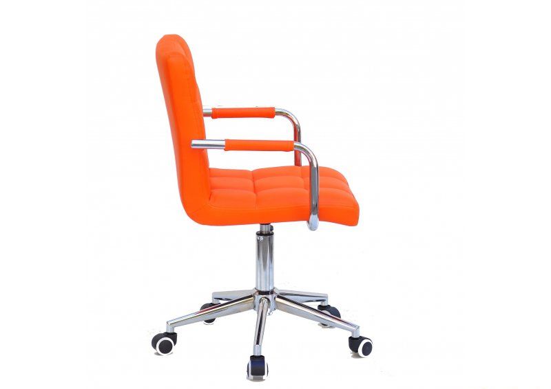 Кресло Augusto-ARM Modern Office экокожа оранж 1012