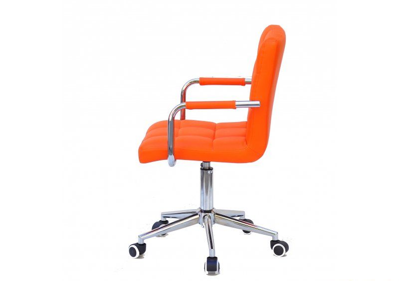 Кресло Augusto-ARM Modern Office экокожа оранж 1012