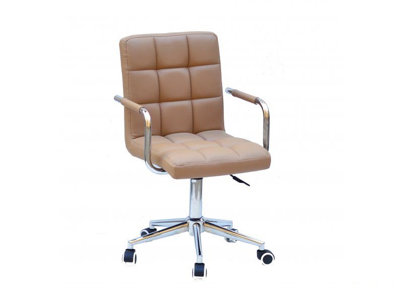 Кресло Augusto-ARM Modern Office экокожа бежевый 1009