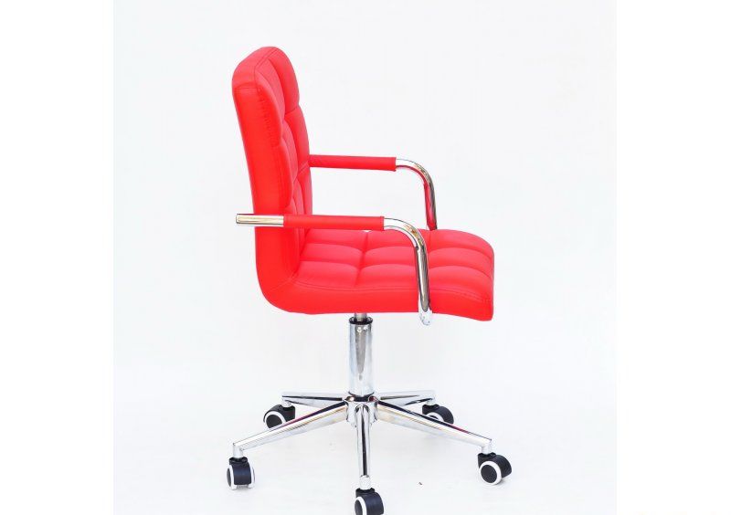 Кресло Augusto-ARM Modern Office экокожа Красный 1007