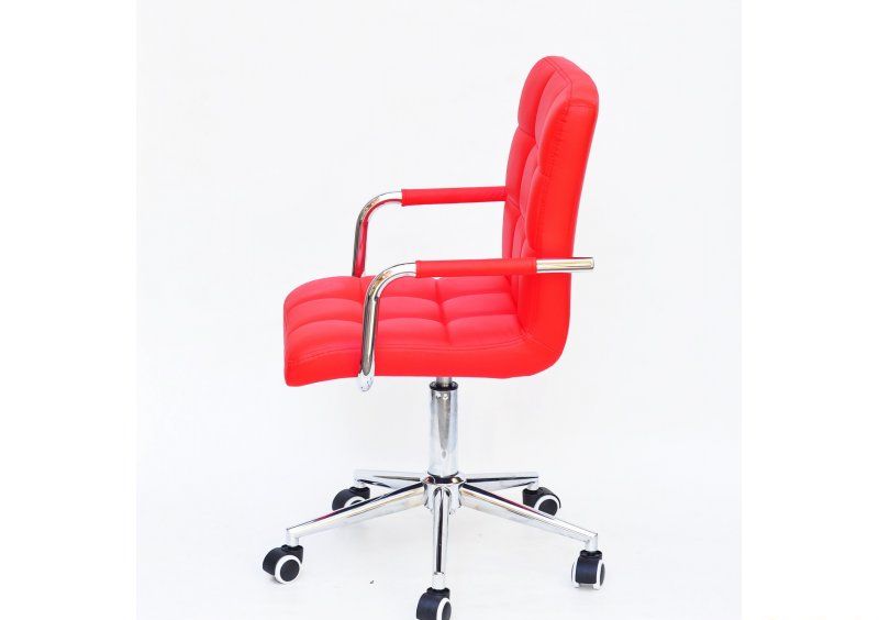 Кресло Augusto-ARM Modern Office экокожа Красный 1007