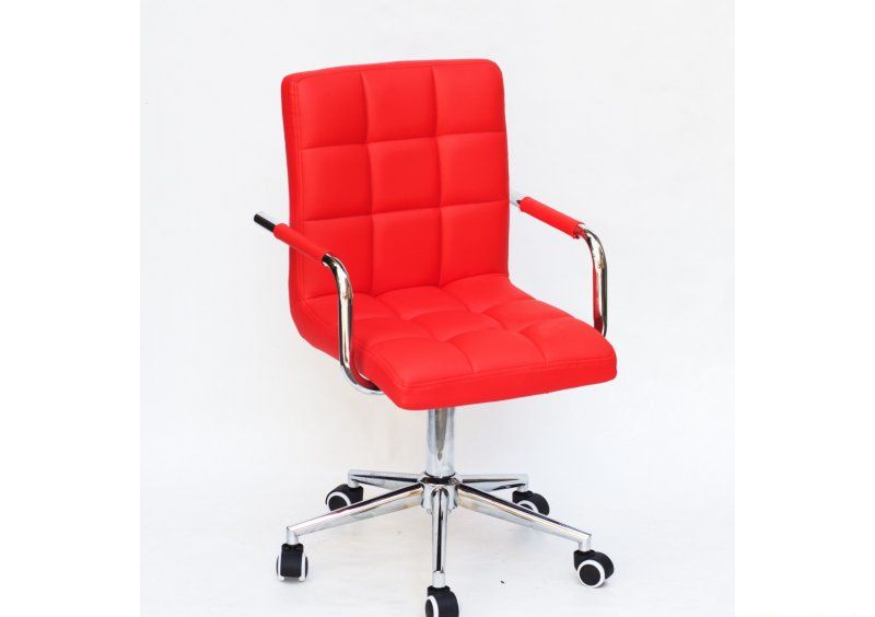 Кресло Augusto-ARM Modern Office экокожа Красный 1007