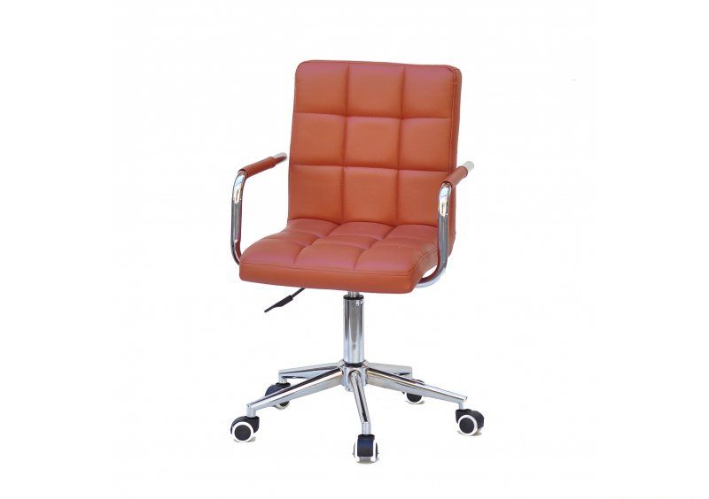Кресло Augusto-ARM Modern Office экокожа коричневый 1014