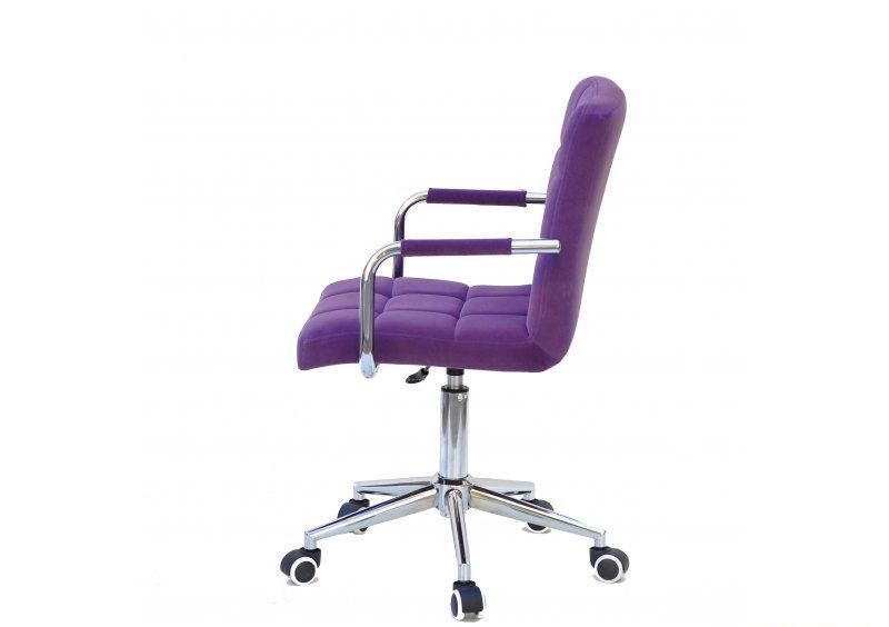 Кресло Augusto-ARM Modern Office Бархат пурпур B-1013