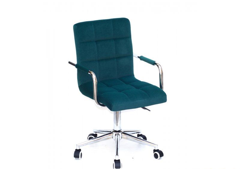 Кресло Augusto-ARM Modern Office Бархат Зеленый В-1003