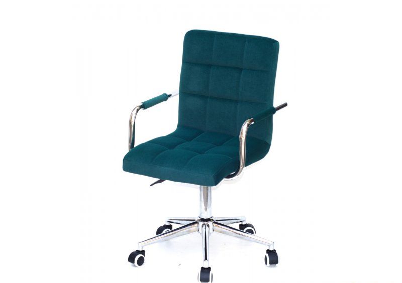 Кресло Augusto-ARM Modern Office Бархат Зеленый В-1003