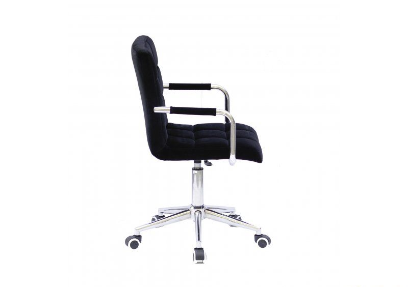 Кресло Augusto-ARM Modern Office Бархат черный B-1011