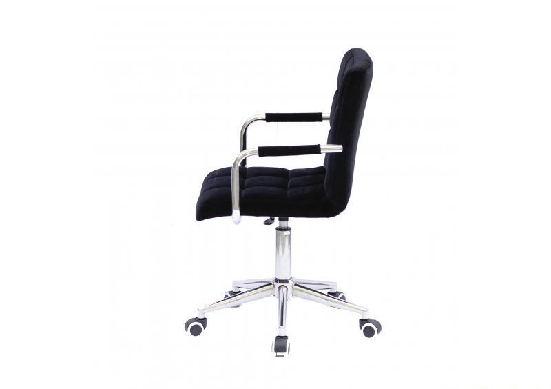 Кресло Augusto-ARM Modern Office Бархат черный B-1011