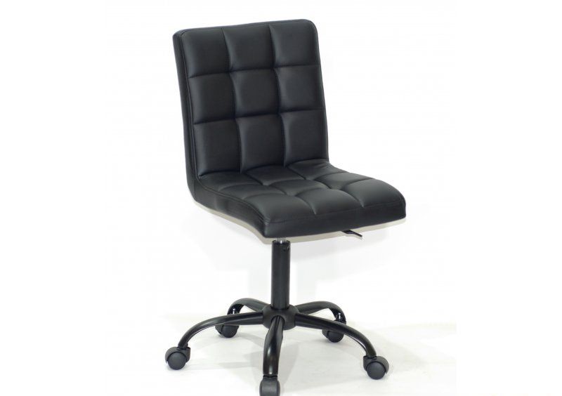 Стул Augusto BK - Office экокожа черный