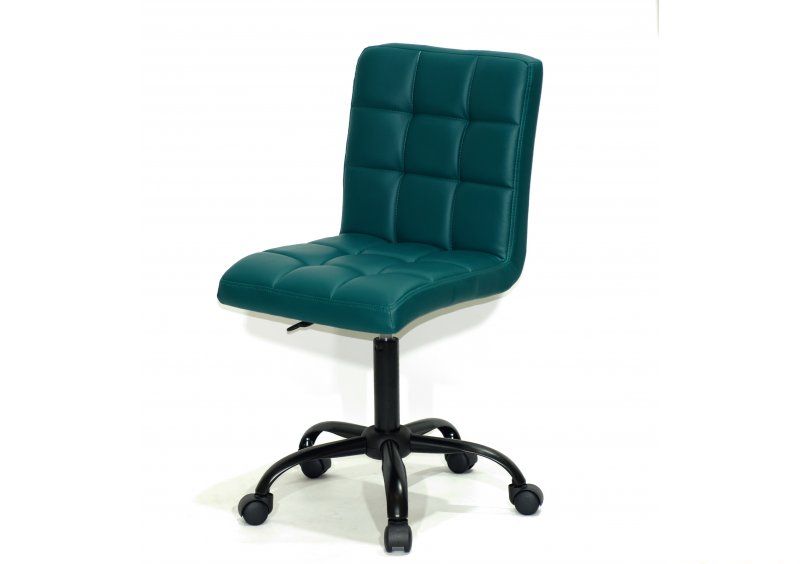 Стул Augusto BK - Office экокожа зеленый 1002