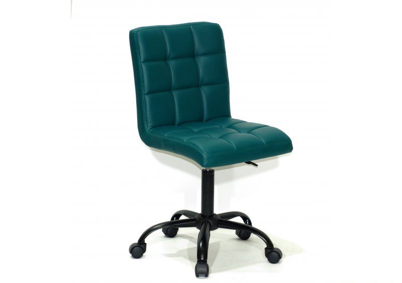Стул Augusto BK - Office экокожа зеленый 1002
