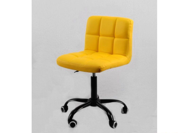 Стул Arno BK - Office экокожа желтый 1006