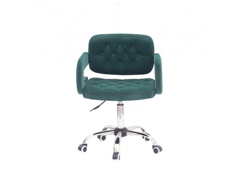 Кресло GOR CH-Office Бархат зеленый B-1003