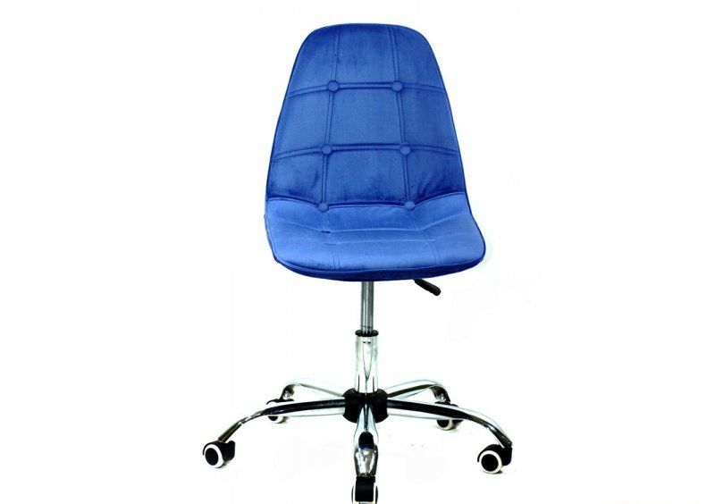 Стул Alex Office бархат синий В-1