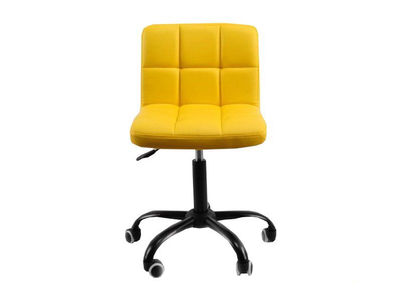 Стул Arno BK - Office экокожа желтый 1006