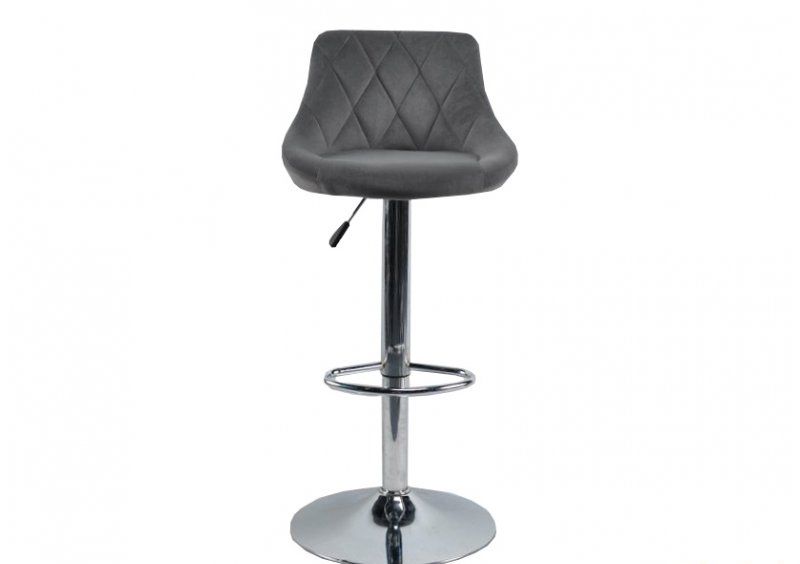Стул Foro BAR CH-BASE Бархат серый B-1004