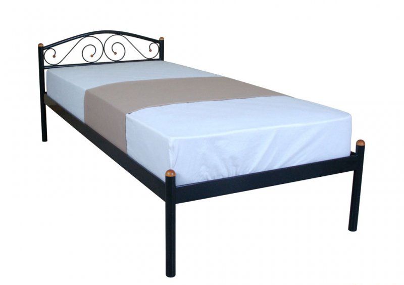 Кровать ALBA 90х200 black