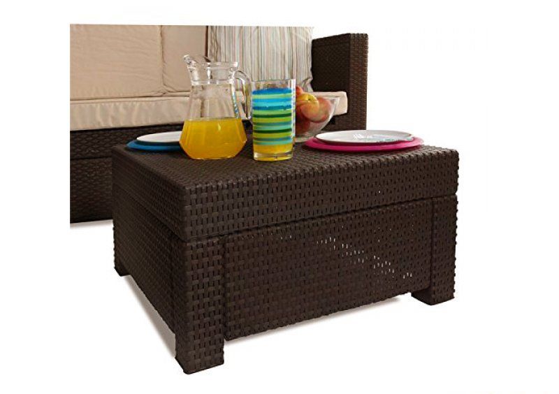 Комплект садовой мебели Provence set коричневый