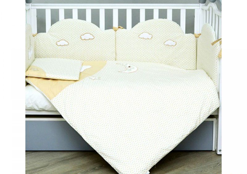 Защита (бампер)  Veres Sleepyhead  beige 4 единицы