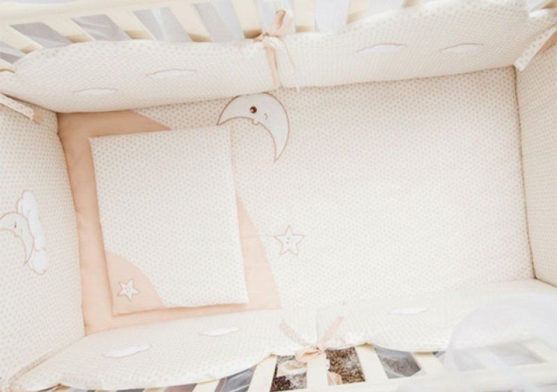 Защита (бампер) Veres Sleepyhead beige 4 единицы