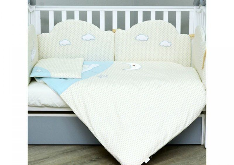 Защита (бампер) Veres Sleepyhead  blue 4 единицы