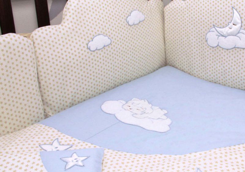 Защита (бампер) Veres Sleepyhead  blue 4 единицы