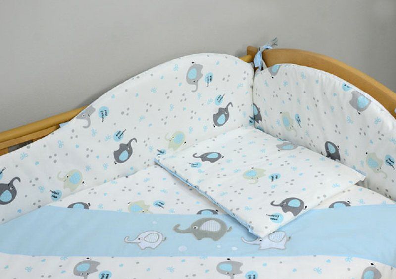 Защита (бампер)  Veres Elephant blue 4 единицы