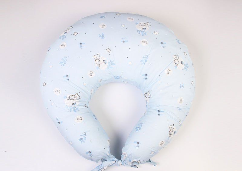 Подушка для кормления Veres Medium blue 90х200