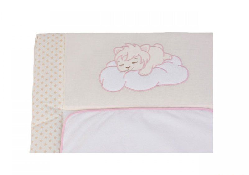 Пеленальный матрас Veres Sleepyhead pink 50х70